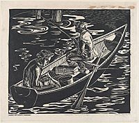 Marie Bleck - Muskie Fishermen, 1937