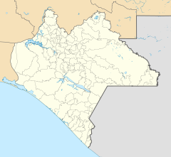 Las Margaritas, Chiapas is located in Chiapas