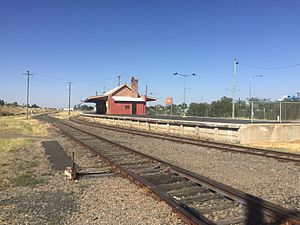 Moree railway station 2018