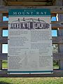 Mount rat info sign close