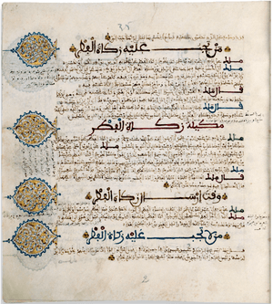 Muwatta (Malik ibn Anas) 1326 Salé Morocco Marinid manuscript