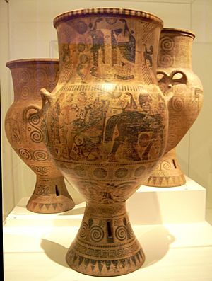 NAMA 354 Melian Heracles amphora