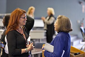 NASA launch engineers JoAnn Morgan and Charlie Blackwell-Thompson