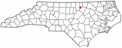 Location of Kittrell, North Carolina