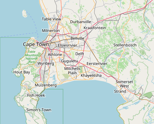 OpenStreetMap Cape Town small