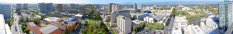 Panoramic Downtown San Jose