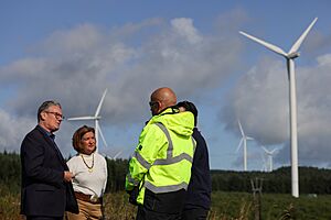 Prime Minister Keir Starmer visits Trydan Gwyrdd Wind Farm (53936013440)
