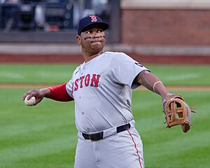 Rafael Devers during warmups, September 4, 2024 (4) (cropped).jpg