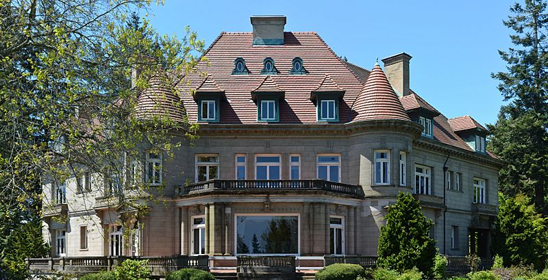 Rear of Pittock Mansion