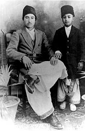 Rehamatullah Khan Durrani with Half Brother.