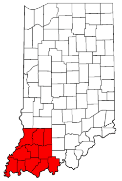 Counties of Southwestern Indiana