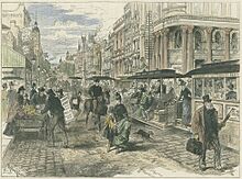 Spencer Street tram, 1889