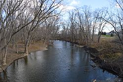 St. Joseph River in Milford Township, looking upstream