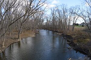 St. Joseph River in Milford Township, looking upstream