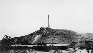 StateLibQld 1 123542 Chimney stack on Towers Hill, Charters Towers, Queensland, 1927