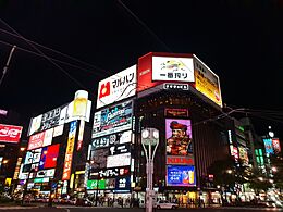 Susukino, Sapporo at night on July 17th, 2018