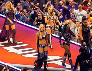 Team B.A.D. Blonde WrestleMania 32