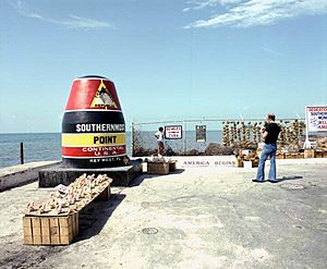 The Southernmost Point, 90 miles to Cuba- Key West, Florida (8379456437)