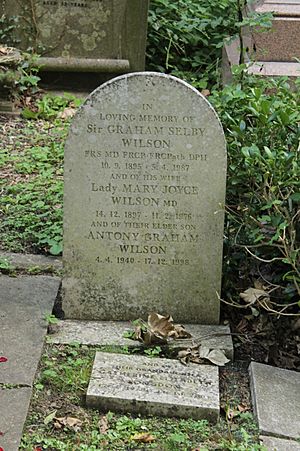 The grave of Graham Selby Wilson, Highgate Cemetery East
