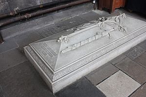The grave of Robert III, Paisley Abbey