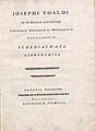 Toaldo, Giuseppe – Schediasmata astronomica, 1791 – BEIC 4731397