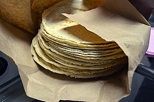 Tortillas de maiz blanco (México) 01