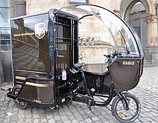 UPS Lastenfahrrad in Köln 02