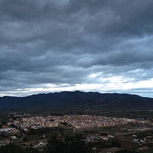 Ulldecona i la Serra del Montsià.
