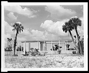 Umbrella House - Exterior (Paul Rudolph, Architect, FAIA)