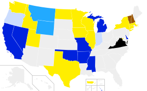 United States gubernatorial term limits