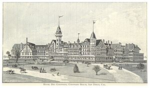 VANDYKE1885 pg051 HOTEL 'DEL CORONA', CORONADO BEACH, SAN DIEGO, CALIFORNIA