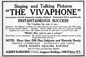 Vivaphone ad 1913