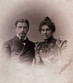 Vrubel with wife