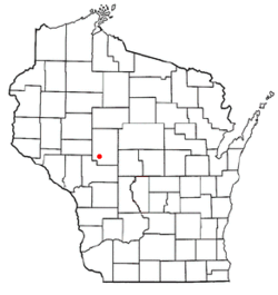 Location of Hewett, Wisconsin