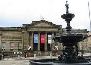 Walker Art Gallery Liverpool fountain