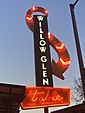 Willow Glen sign at night (cropped).jpg