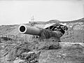Winnie 14 inch gun St Margaret March 1941 IWM H 7918
