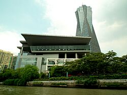 Xihu Cultural Square (Zhejiang Museum Wulin branch) canal view