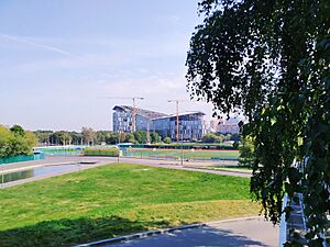 Yandex main office, Moscow, under construction 20240901 113940