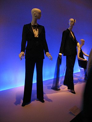 Yves St Laurent le smoking at deYoung Museum San Francisco