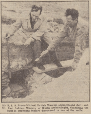 1950.09.27 - The Western Morning News - Rupert Bruce-Mitford & Paul Ashbee