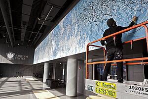 2013 Parla working at Barclays Center