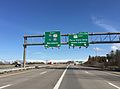 2015-12-14 12 41 37 View north along Interstate 99 and U.S. Route 220 at Exit 73 (East U.S. Route 322, Penn State University, State College) in College Township, Pennsylvania