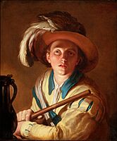 Abraham Bloemaert - The flute player - Google Art Project