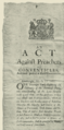 Act against conventicles 8th May 1685