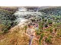 Aerial perspective of Grey Gum International Cafe