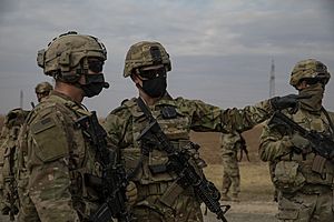 Alpha Troop, 1st Battalion, 6th Infantry Regiment, 2nd Armored Brigade Combat Team, 1st Armored Division in syria, November 2020