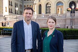 Arild Hermstad and Une Aina Bastholm in October 2018