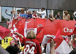 Arsenal open top bus parade 2004
