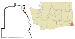 Location of Asotin, Washington